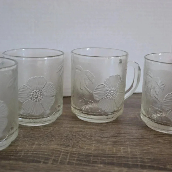 Vtg  KIG INDONESIA Flower Mugs - Picture 5 of 6
